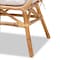 Baxton Studio Benicia Modern Bohemian Natural Brown Rattan Dining Chair 210-12704 - alternate 5